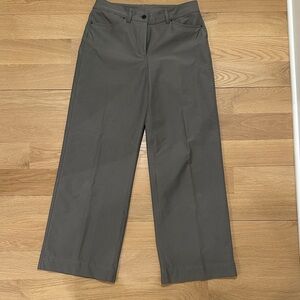 Lululemon Athletica Charcoal Wide-Leg Pants